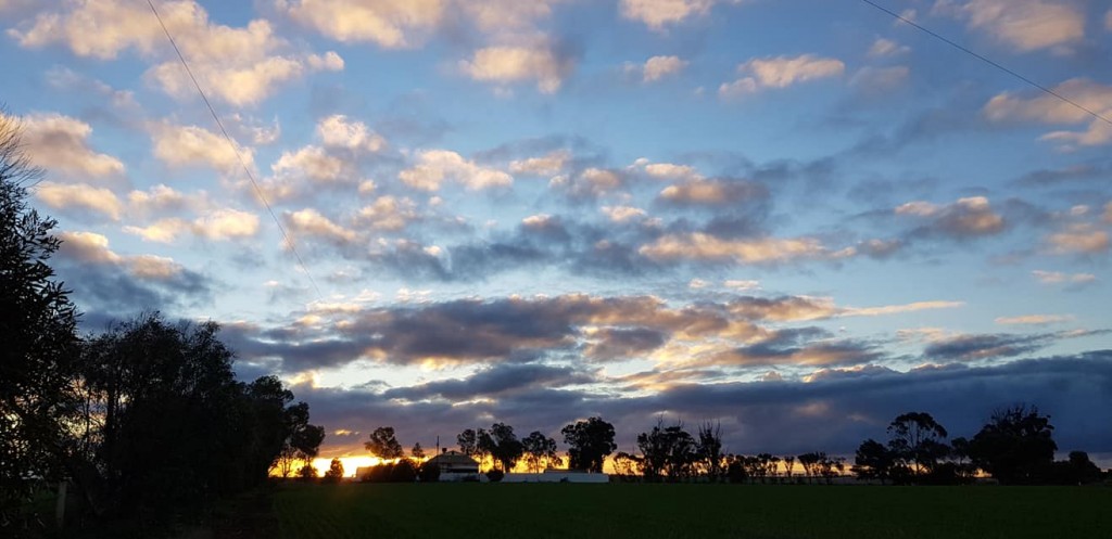 Rural sunset