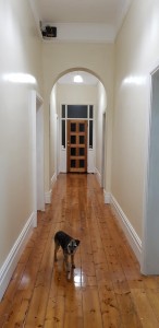 Our hallway at the end of 25/07/2021.